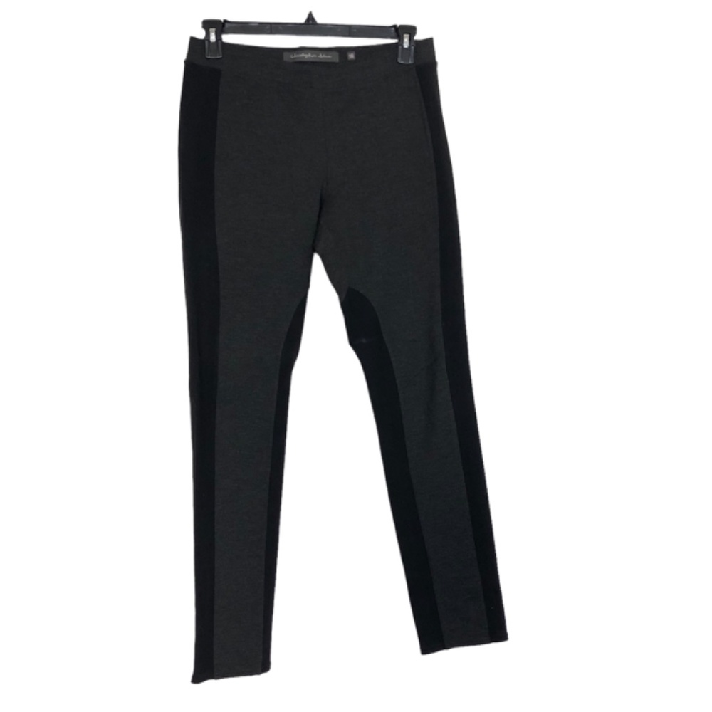 Christopher Blue Women’s Grey & Black Stretch Leggings Size 12
